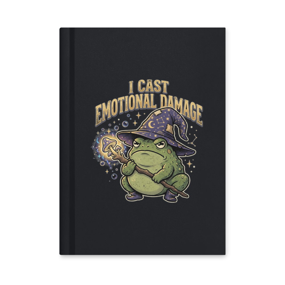 Emotional Damage Wizard Toad — Hardcover Matte Journal
