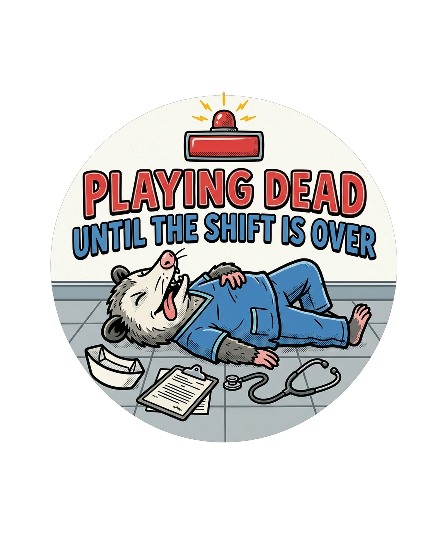 Playing Dead Is Not An Option - Nurse Possum