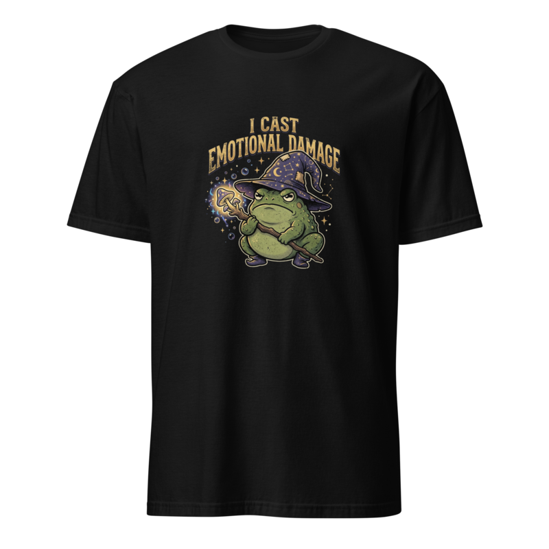 I Cast Emotional Damage - Wizard Toad Unisex Apparel - T-Shirt