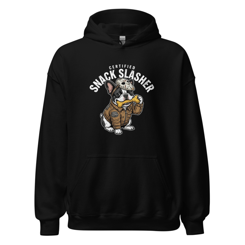 Certified Snack Slasher - Frenchie Unisex Apparel - Pullover Hoodie