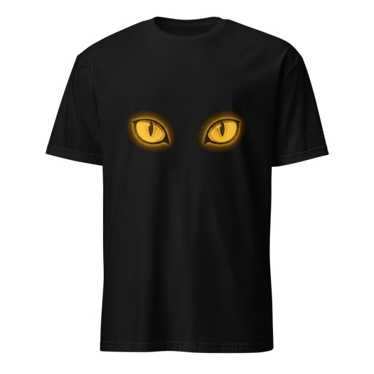 The Void - Glowing Golden Cat Eyes Unisex Apparel - T-Shirt