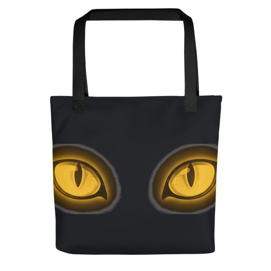 11_cat_eyes_golden tote_bag