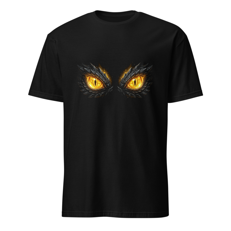 Mythic Glowing Golden Dragon Eyes - Unisex Apparel - T-Shirt