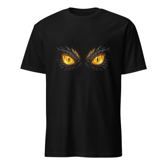 Mythic Glowing Golden Dragon Eyes - Unisex Apparel - T-Shirt