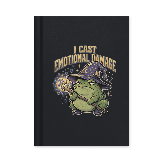 Emotional Damage Wizard Toad — Hardcover Matte Journal