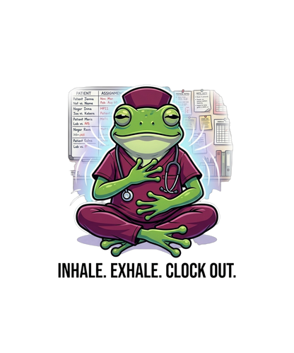 Inhale Exhale Nurse Frog