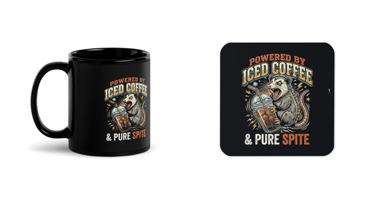 Professionally Exhausted Sloth — Desk Trio Workstation Set (Mug + Coaster + Journal)