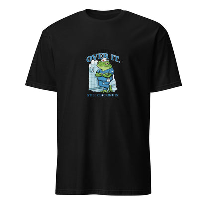 Certified Over It Nurse Frog - Black T-Shirt