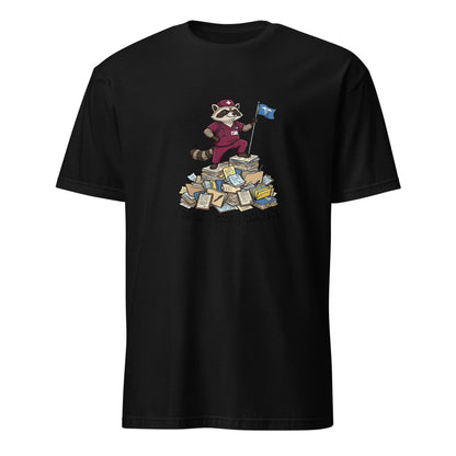 I Came I Saw I Charted - Nurse Raccoon - Black T-Shirt