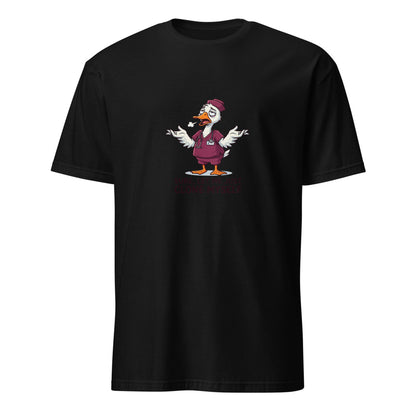 Let Me Just Clone Myself Real Quick - Nurse Goose - Black T-Shirt