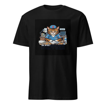 On A Scale Of 1 to 10 I Don't Believe You - Nurse Cat - Black T-Shirt