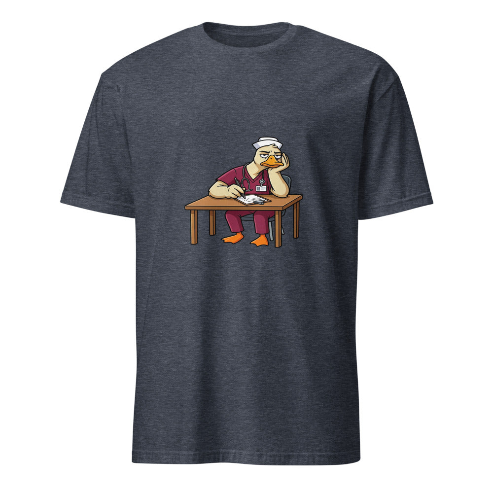 Describe Your Pain Without Using The Word Emergency - Nurse Goose - Navy T-Shirt