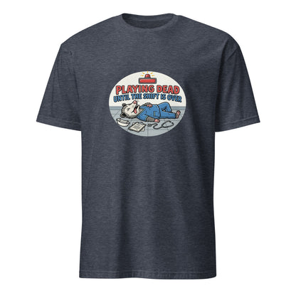 Playing Dead Is Not An Option - Nurse Possum - Navy T-Shirt