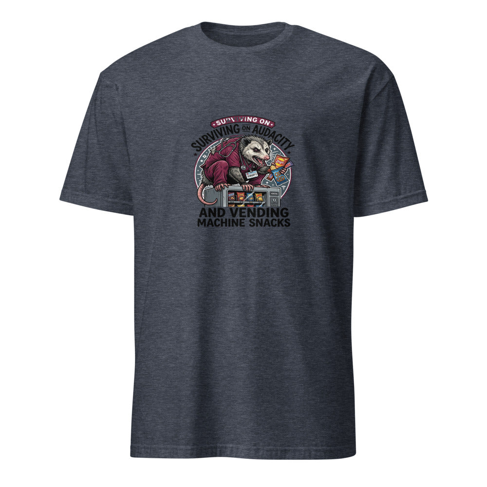 The Audacity Of This Shift - Nurse Possum - Navy T-Shirt