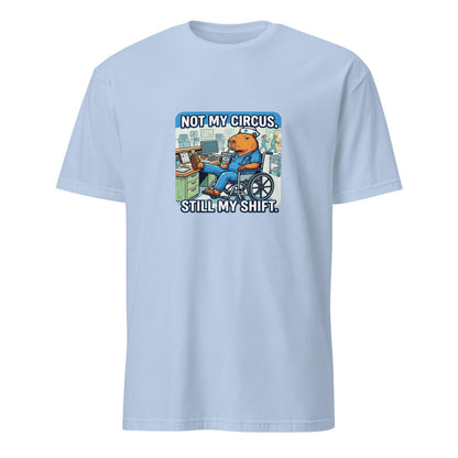 Not My Circus Not My Patients - Nurse Capybara - Light Blue T-Shirt
