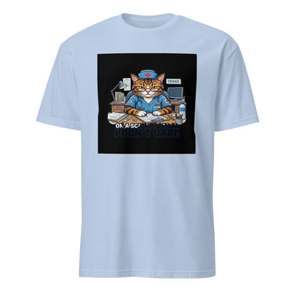 On A Scale Of 1 to 10 I Don't Believe You - Nurse Cat - Light Blue T-Shirt