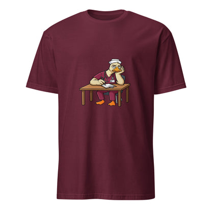 Describe Your Pain Without Using The Word Emergency - Nurse Goose - Maroon T-Shirt