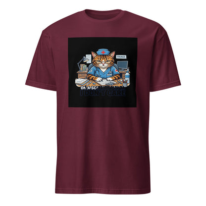 On A Scale Of 1 to 10 I Don't Believe You - Nurse Cat - Maroon T-Shirt