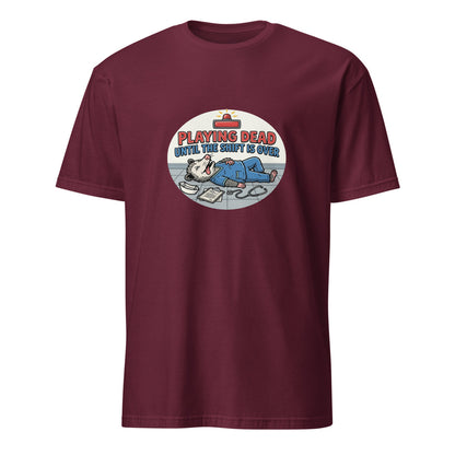 Playing Dead Is Not An Option - Nurse Possum - Maroon T-Shirt