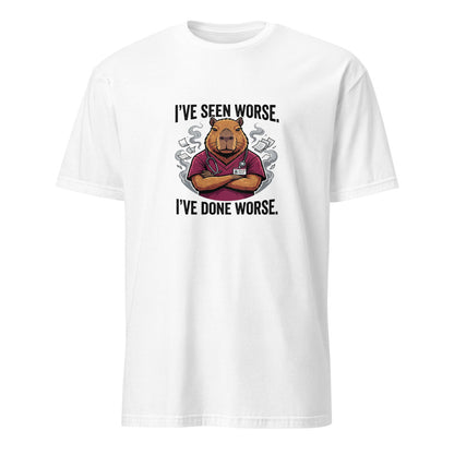 I've Seen Worse - Nurse Capybara - White T-Shirt
