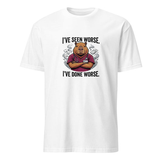 I've Seen Worse - Nurse Capybara - White T-Shirt