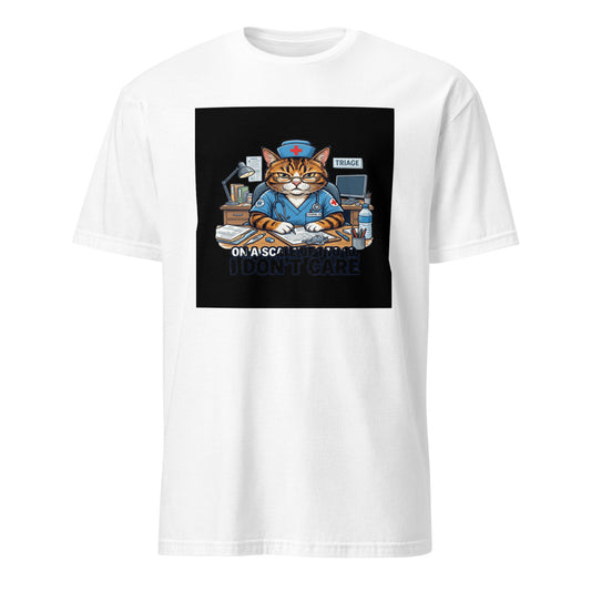 On A Scale Of 1 to 10 I Don't Believe You - Nurse Cat - White T-Shirt