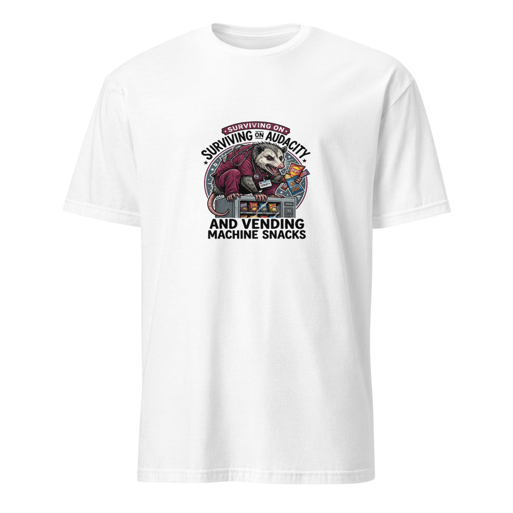 The Audacity Of This Shift - Nurse Possum - White T-Shirt